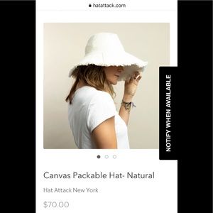 Hat Attack Canvas Packable Hat (sold-out color!)
